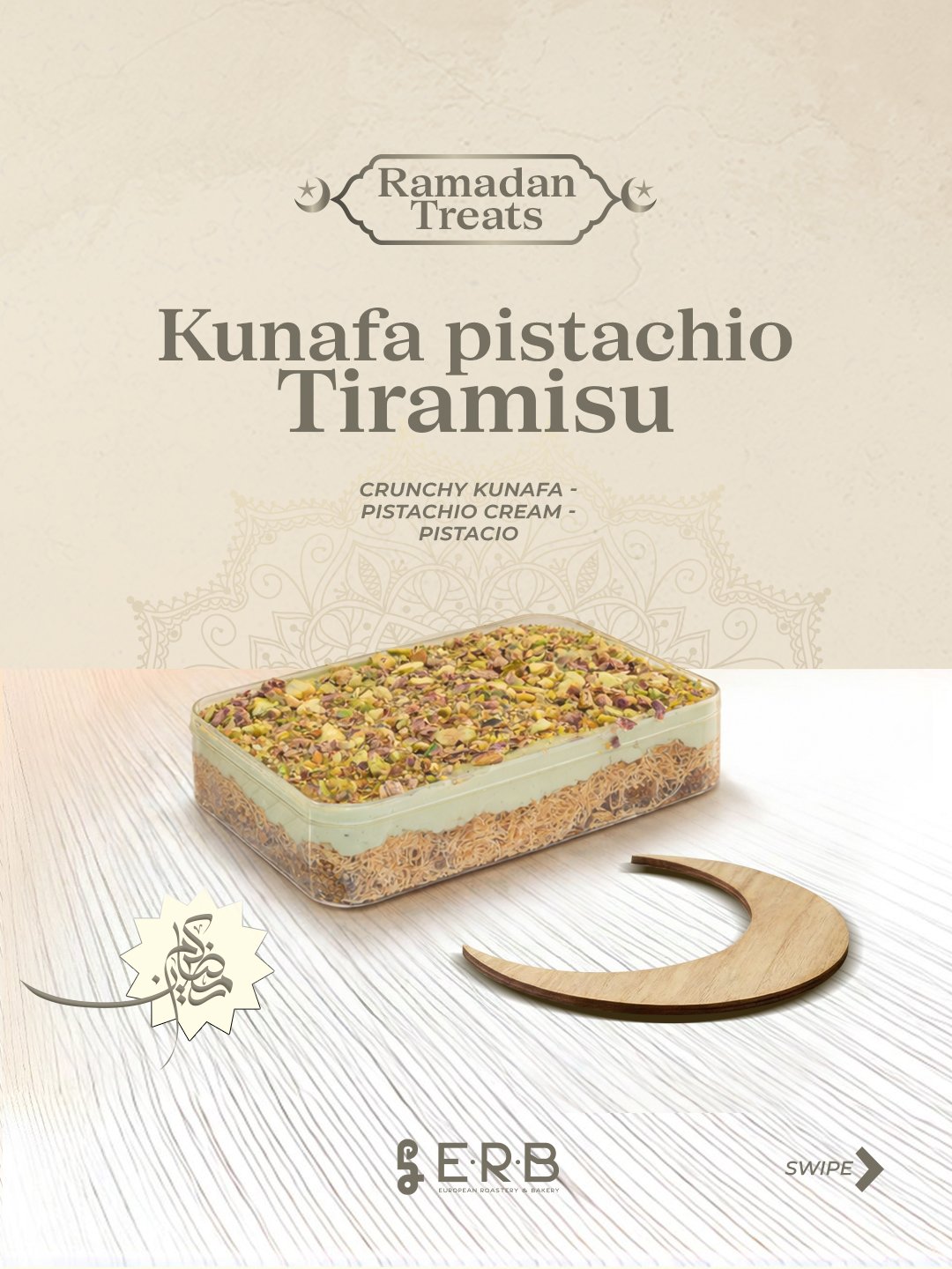 Kunafa Pistachio Tiramisu
